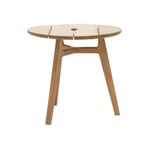 flappy round coffee table teak wood solid