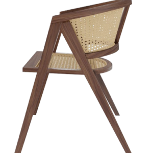 Kelly chair with rattan