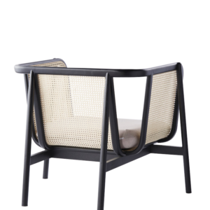 Armilles chair with rattan and cushion