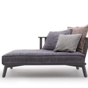 solid teak wood sunbed