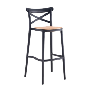 crossback bar chair