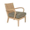 solid teak wood lounge chair