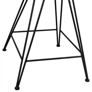 aluminum with synthetic rattan bar chair