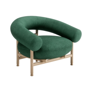 wooden lounge chair