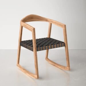 wooden rocking chair