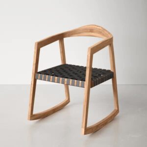 wooden rocking chair